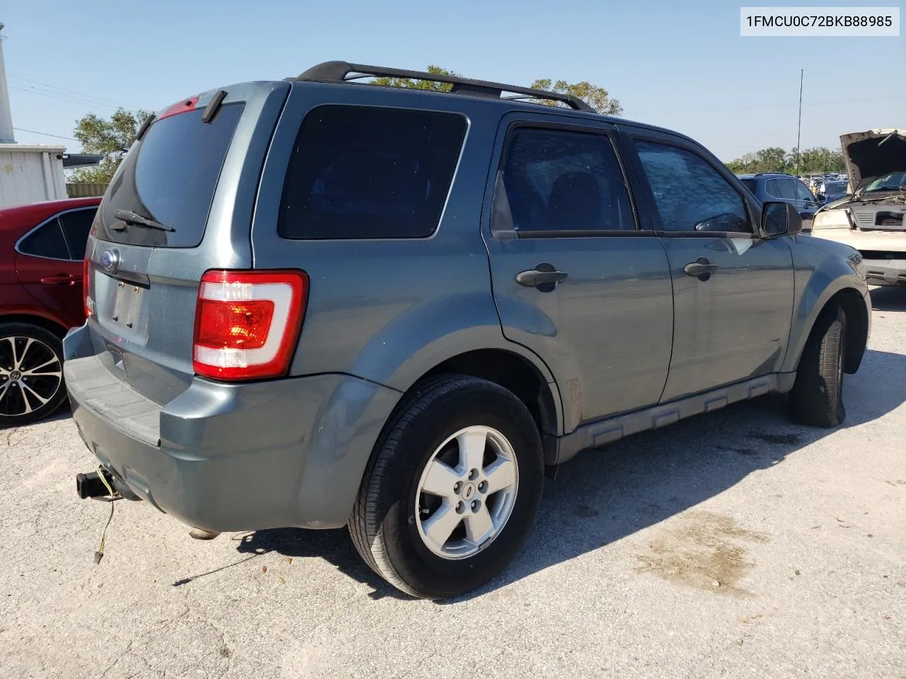 2011 Ford Escape Xls VIN: 1FMCU0C72BKB88985 Lot: 74602184