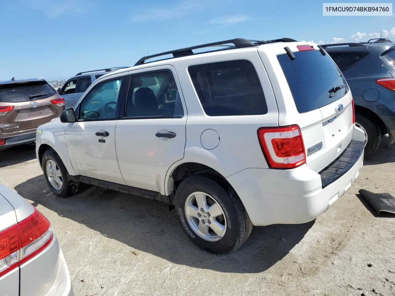 2011 Ford Escape Xlt VIN: 1FMCU9D74BKB94760 Lot: 74671364