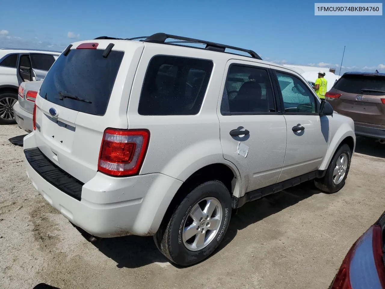 2011 Ford Escape Xlt VIN: 1FMCU9D74BKB94760 Lot: 74671364