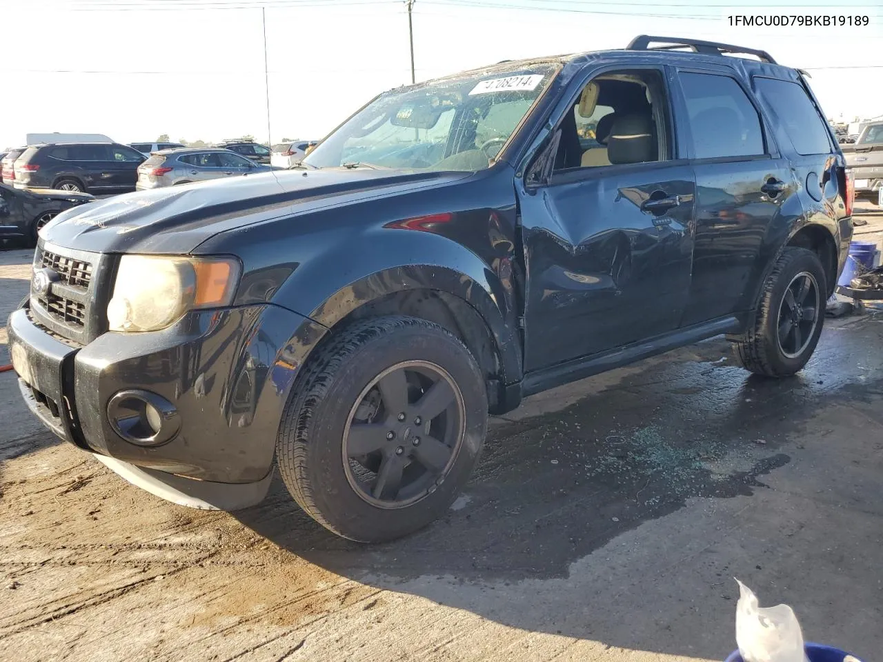 2011 Ford Escape Xlt VIN: 1FMCU0D79BKB19189 Lot: 74708214