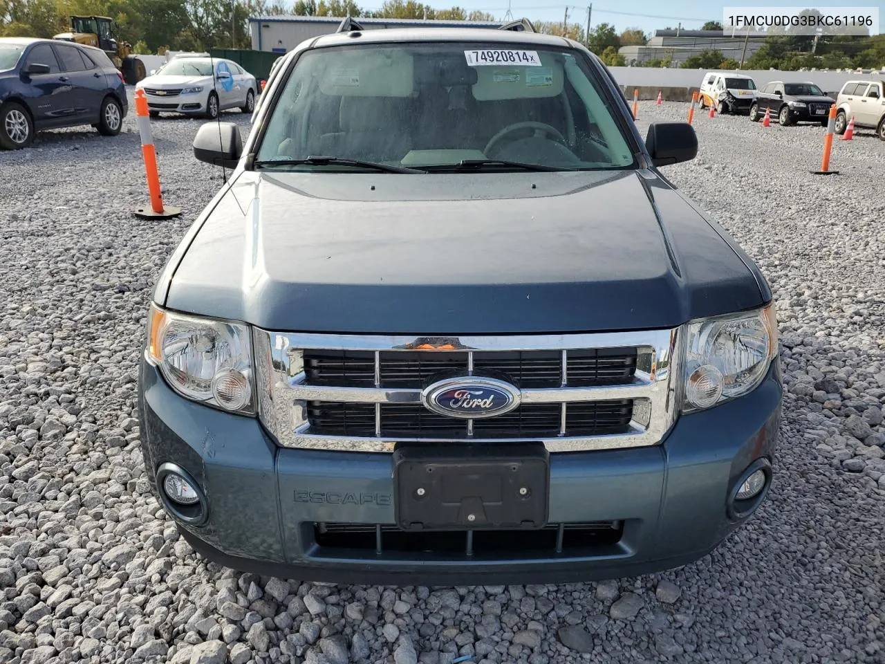 2011 Ford Escape Xlt VIN: 1FMCU0DG3BKC61196 Lot: 74920814