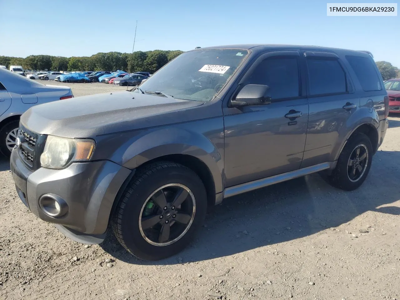 2011 Ford Escape Xlt VIN: 1FMCU9DG6BKA29230 Lot: 75021724