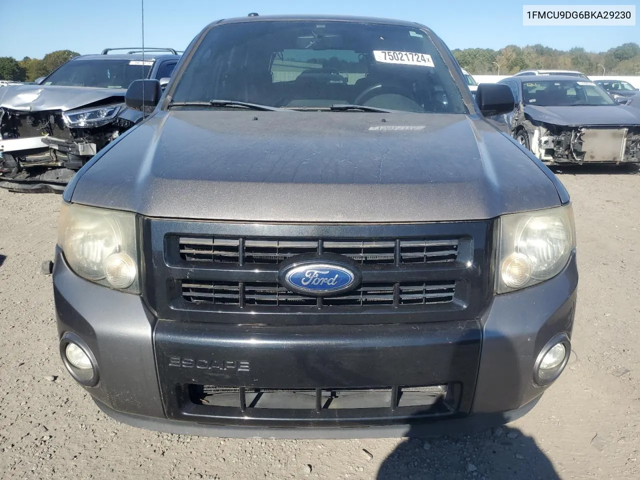 2011 Ford Escape Xlt VIN: 1FMCU9DG6BKA29230 Lot: 75021724