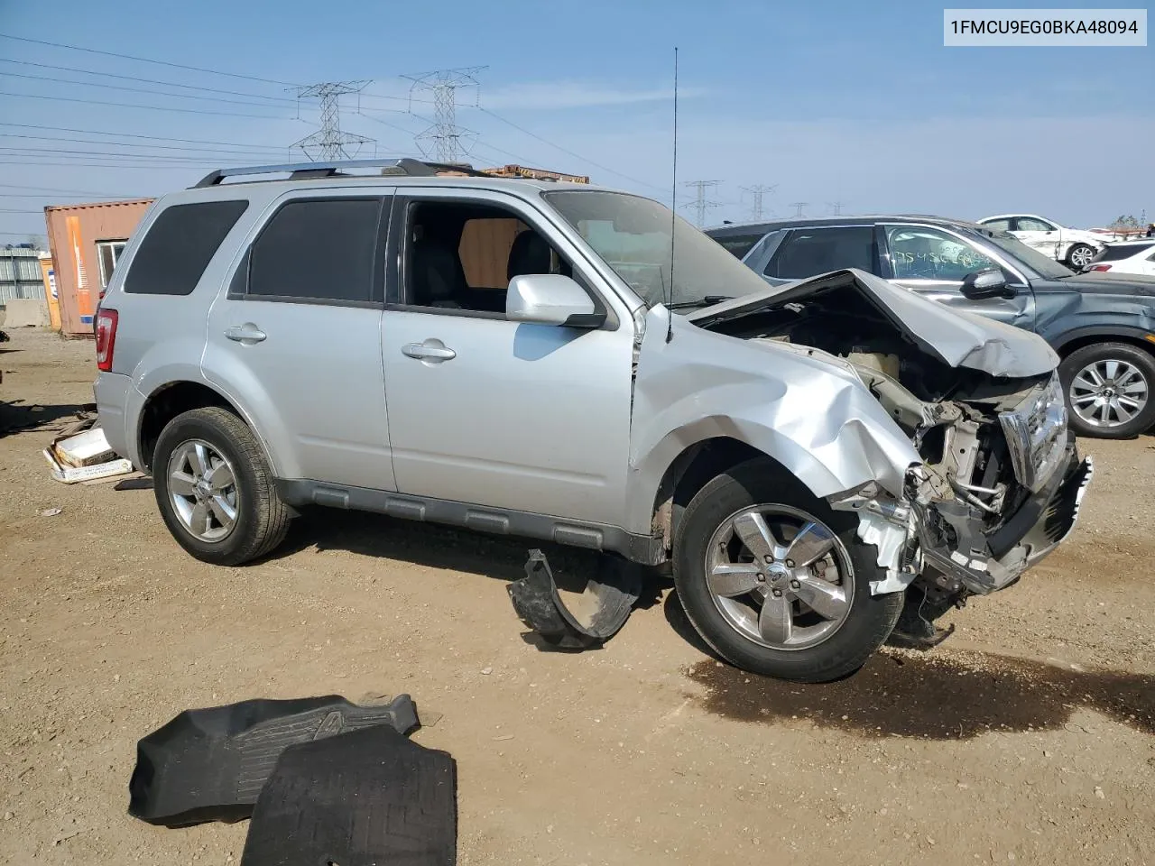 2011 Ford Escape Limited VIN: 1FMCU9EG0BKA48094 Lot: 75047974