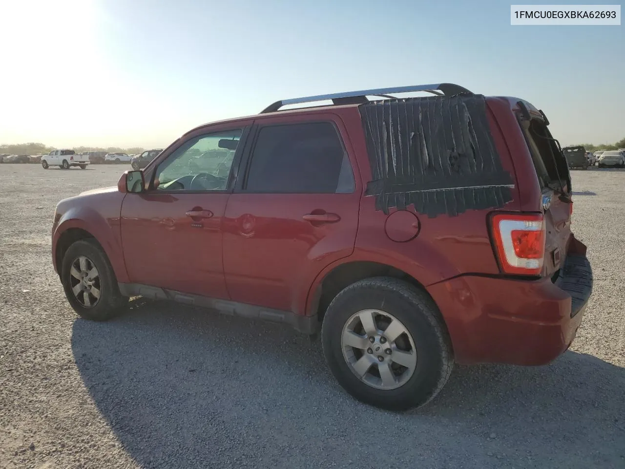 2011 Ford Escape Limited VIN: 1FMCU0EGXBKA62693 Lot: 75222274