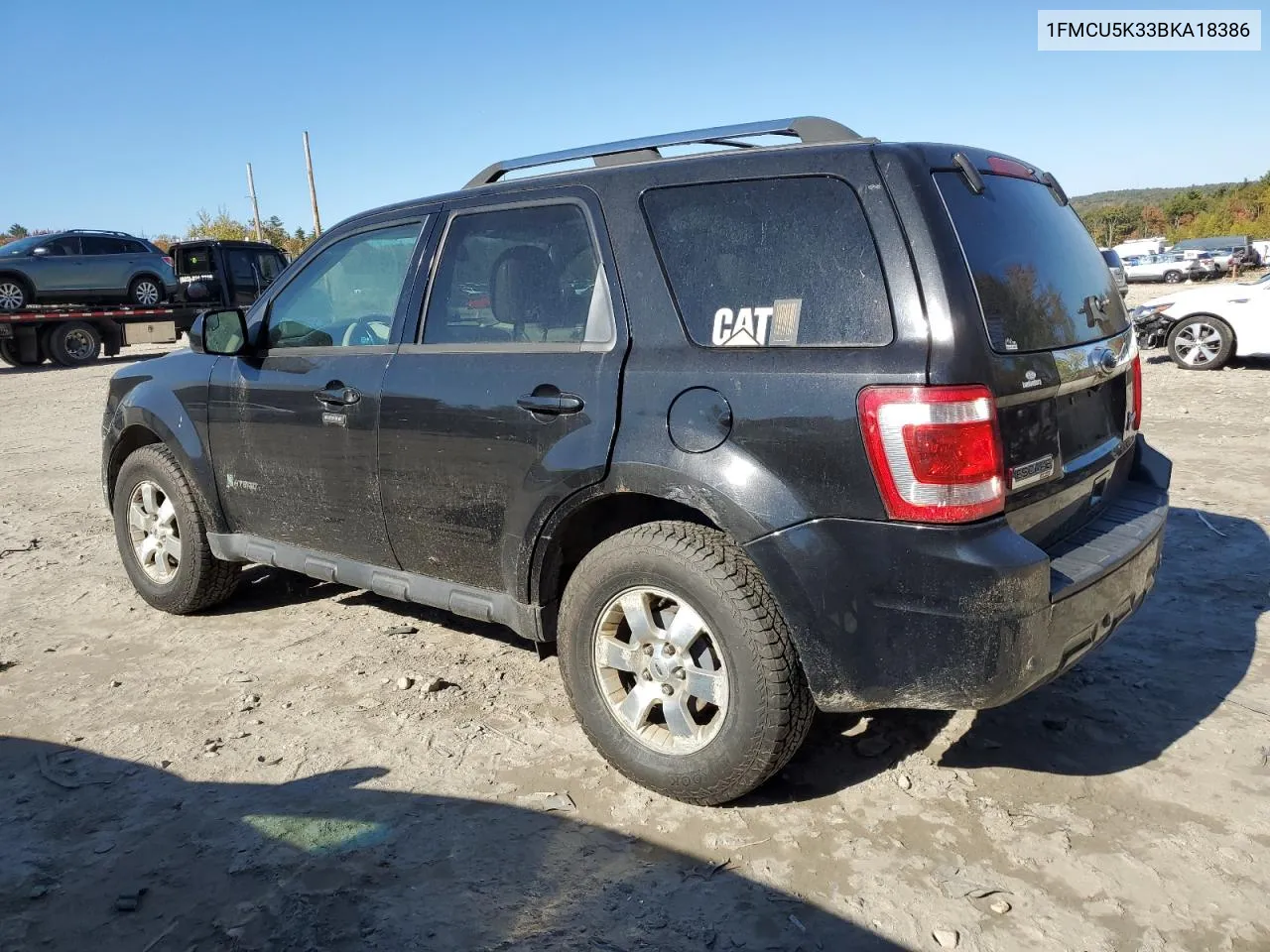 2011 Ford Escape Hybrid VIN: 1FMCU5K33BKA18386 Lot: 75424794