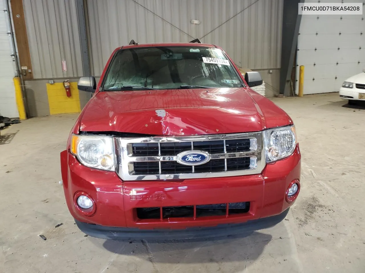 2011 Ford Escape Xlt VIN: 1FMCU0D71BKA54208 Lot: 75459104