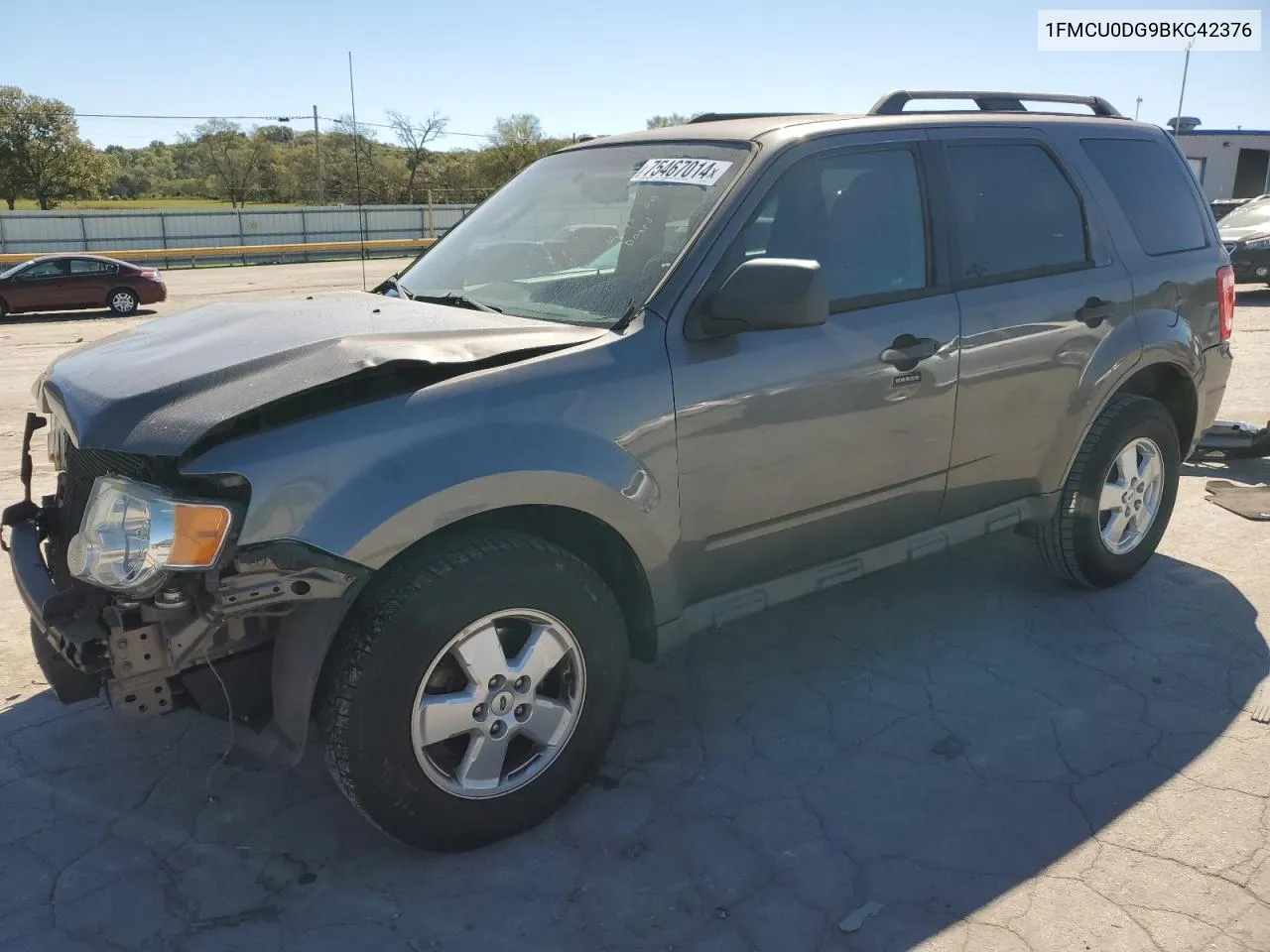 2011 Ford Escape Xlt VIN: 1FMCU0DG9BKC42376 Lot: 75467014