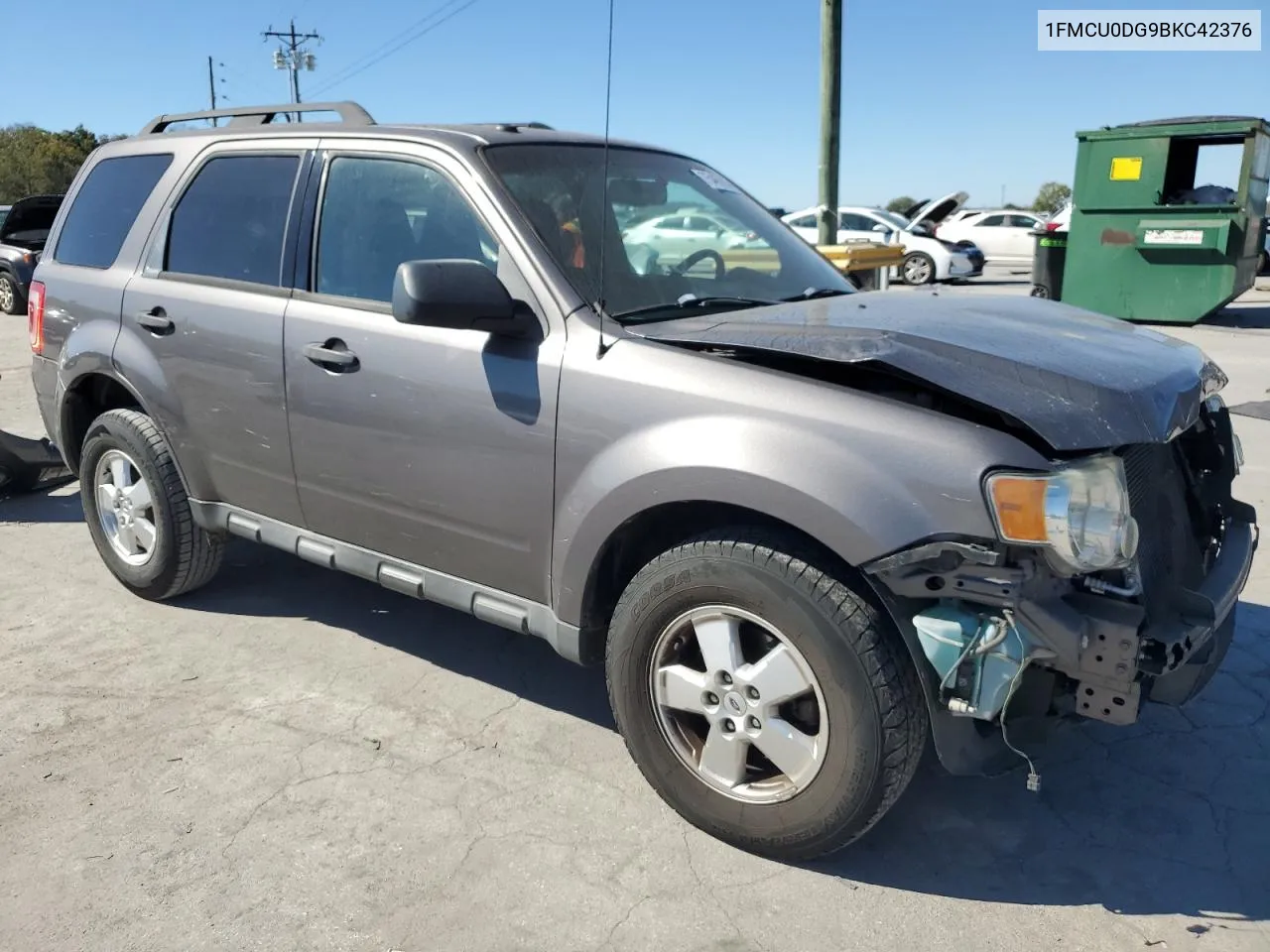 2011 Ford Escape Xlt VIN: 1FMCU0DG9BKC42376 Lot: 75467014