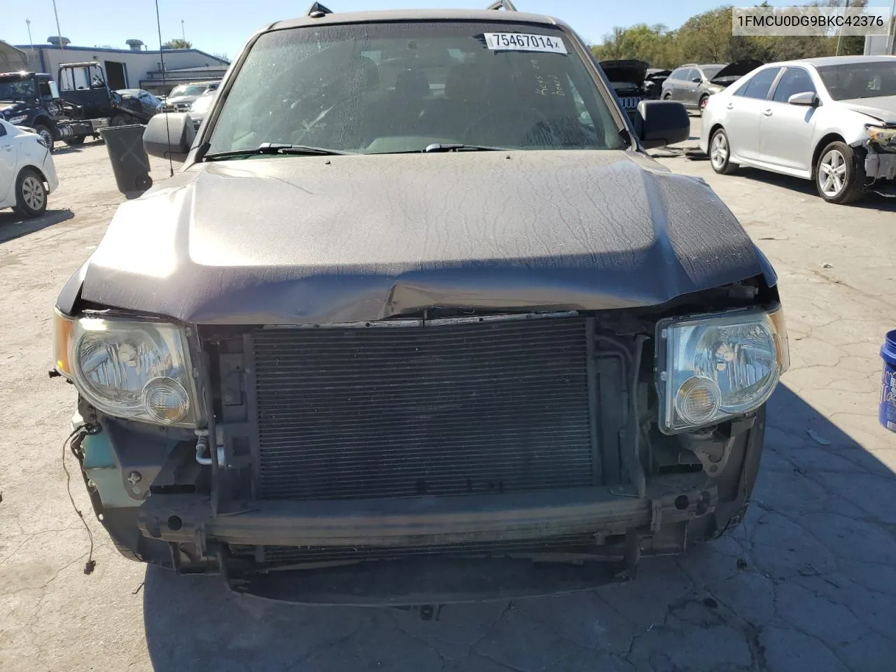 2011 Ford Escape Xlt VIN: 1FMCU0DG9BKC42376 Lot: 75467014