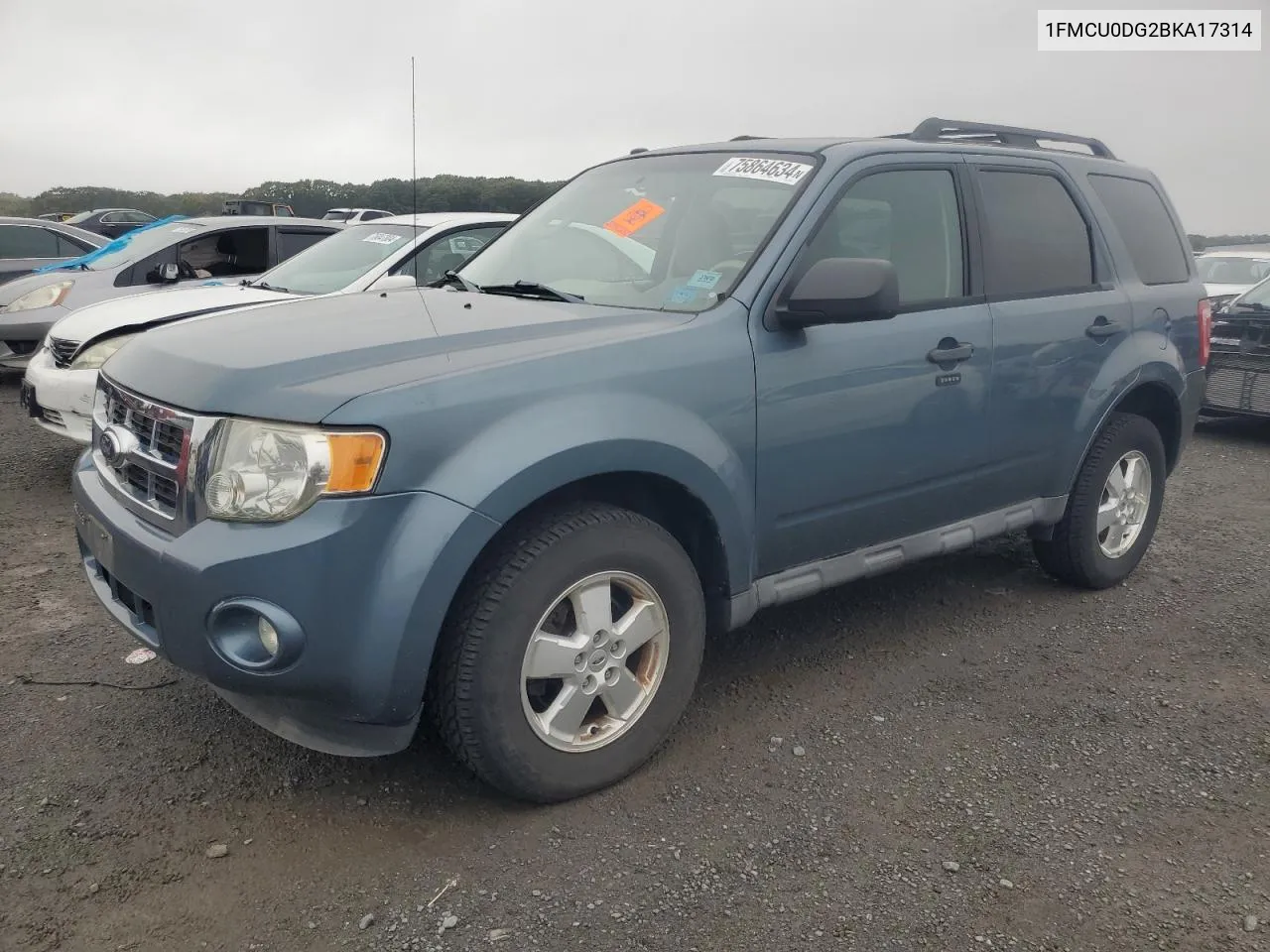 2011 Ford Escape Xlt VIN: 1FMCU0DG2BKA17314 Lot: 75864634