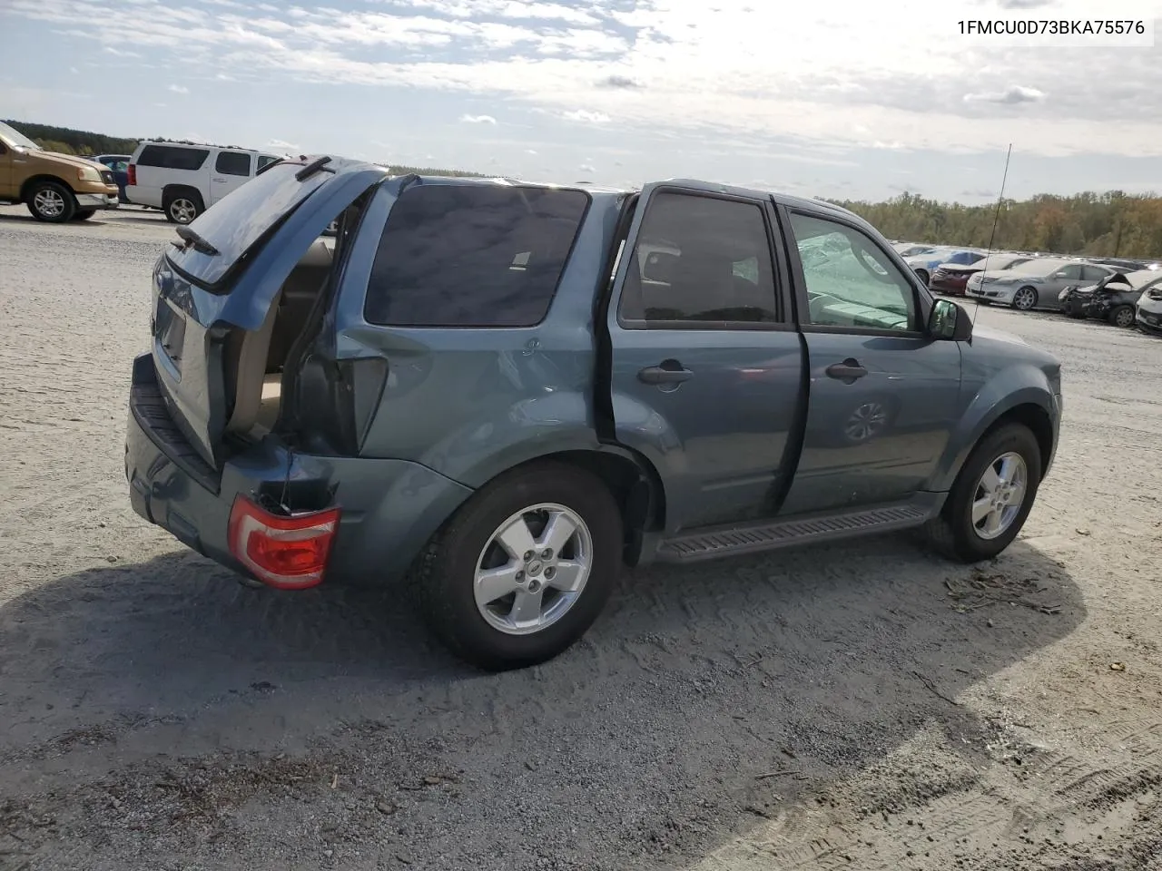 2011 Ford Escape Xlt VIN: 1FMCU0D73BKA75576 Lot: 76290434