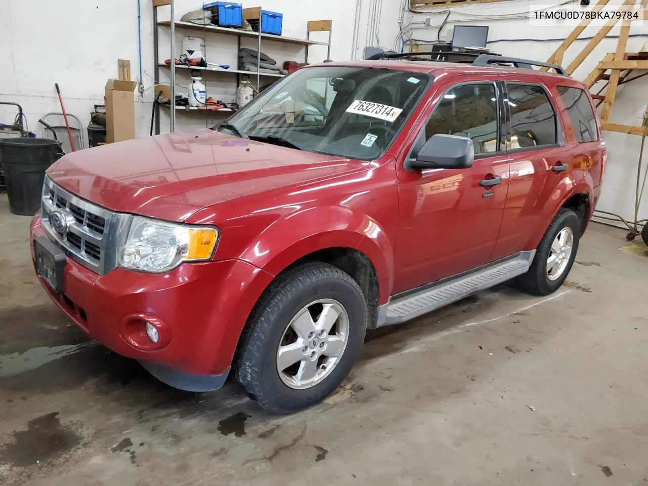 2011 Ford Escape Xlt VIN: 1FMCU0D78BKA79784 Lot: 76327314