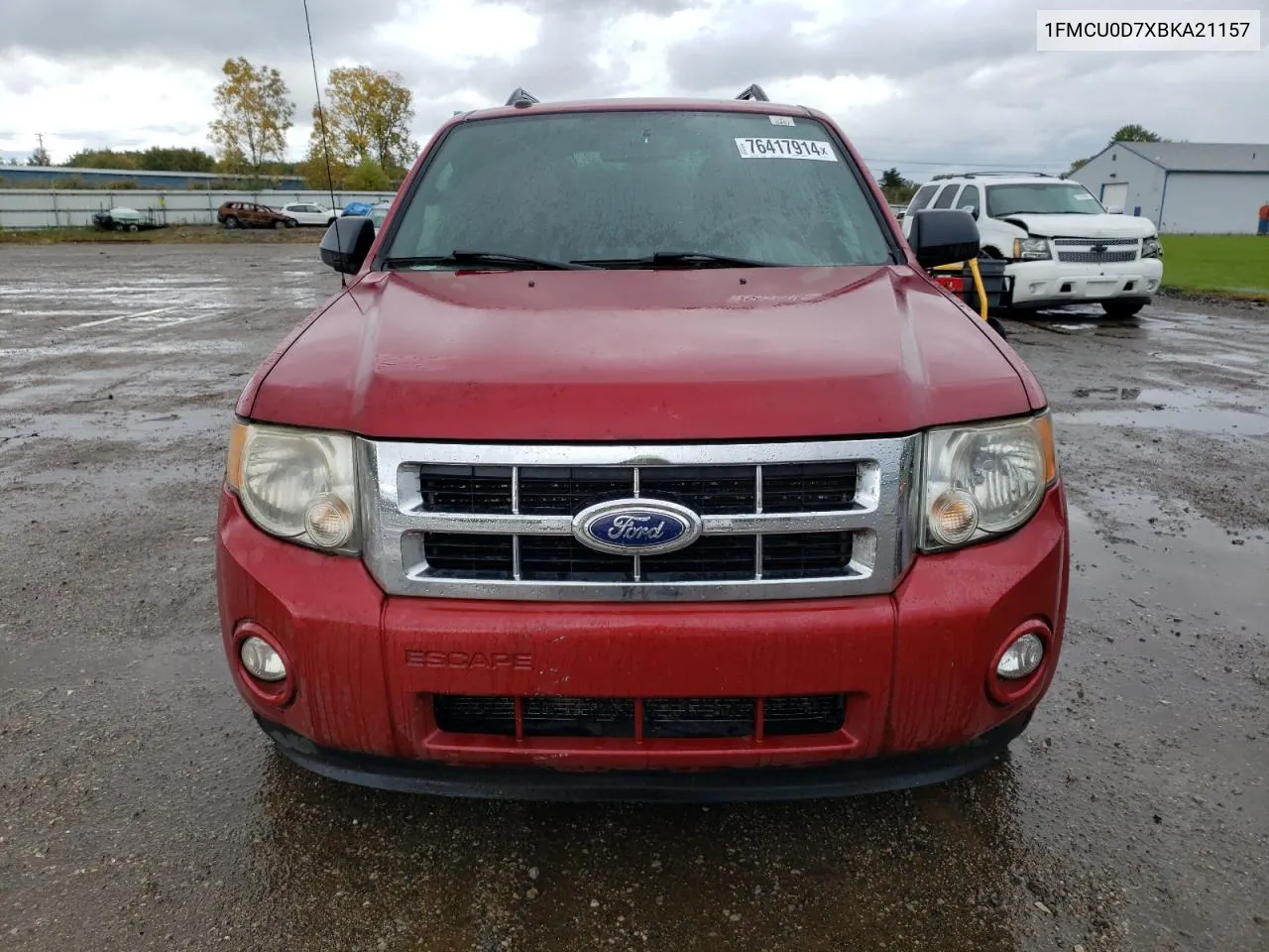 2011 Ford Escape Xlt VIN: 1FMCU0D7XBKA21157 Lot: 76417914