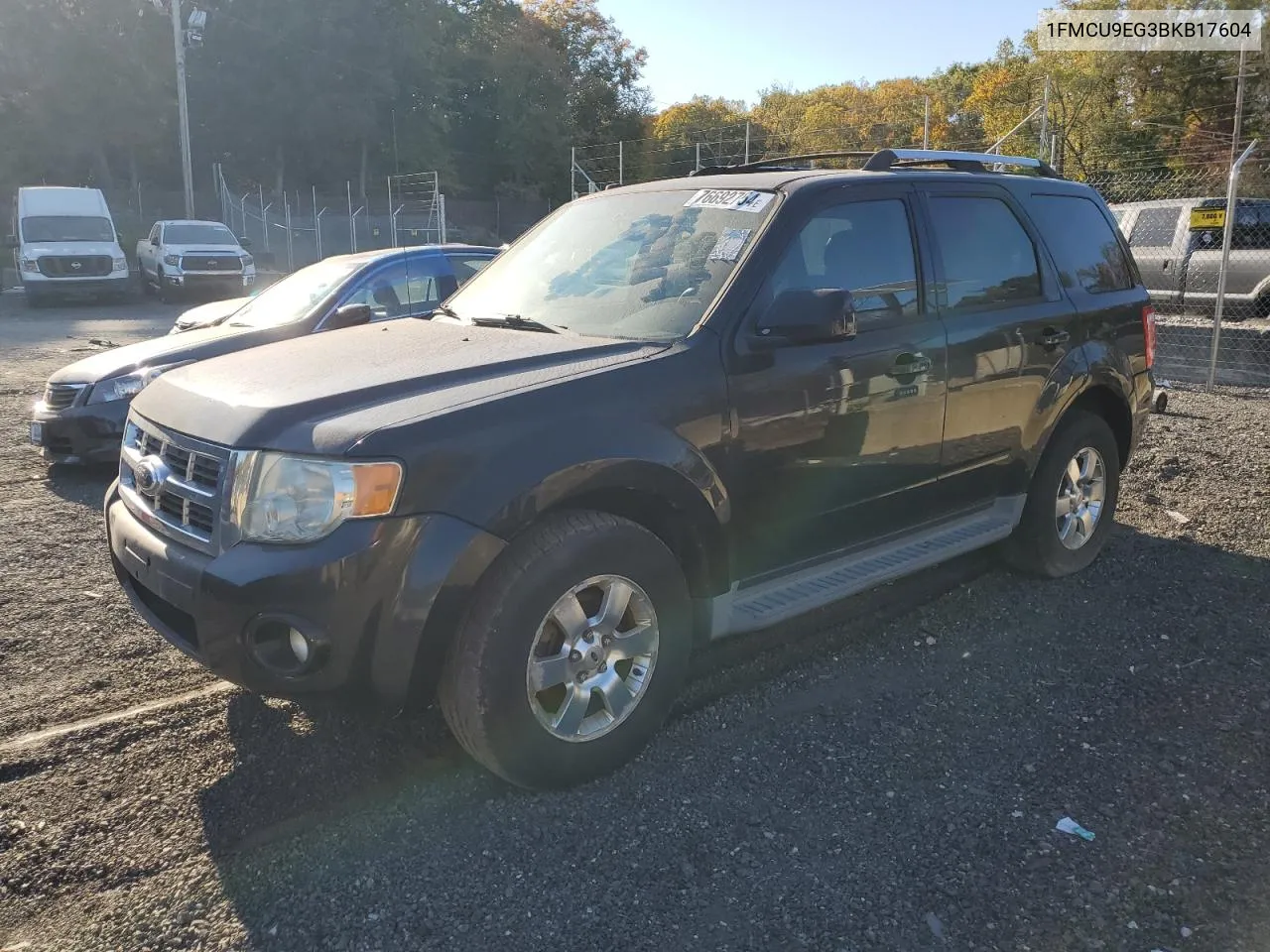 2011 Ford Escape Limited VIN: 1FMCU9EG3BKB17604 Lot: 76692754