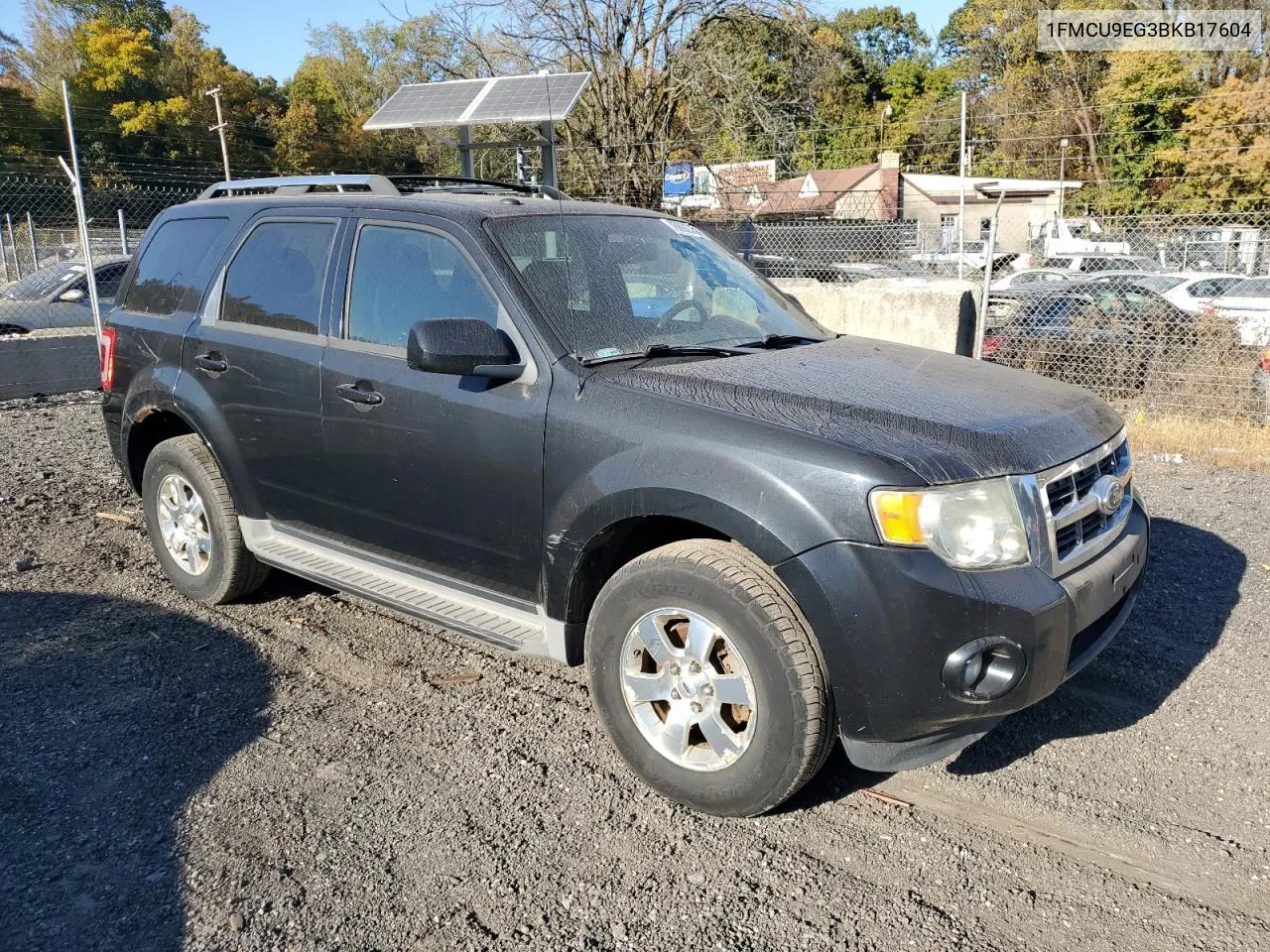 2011 Ford Escape Limited VIN: 1FMCU9EG3BKB17604 Lot: 76692754