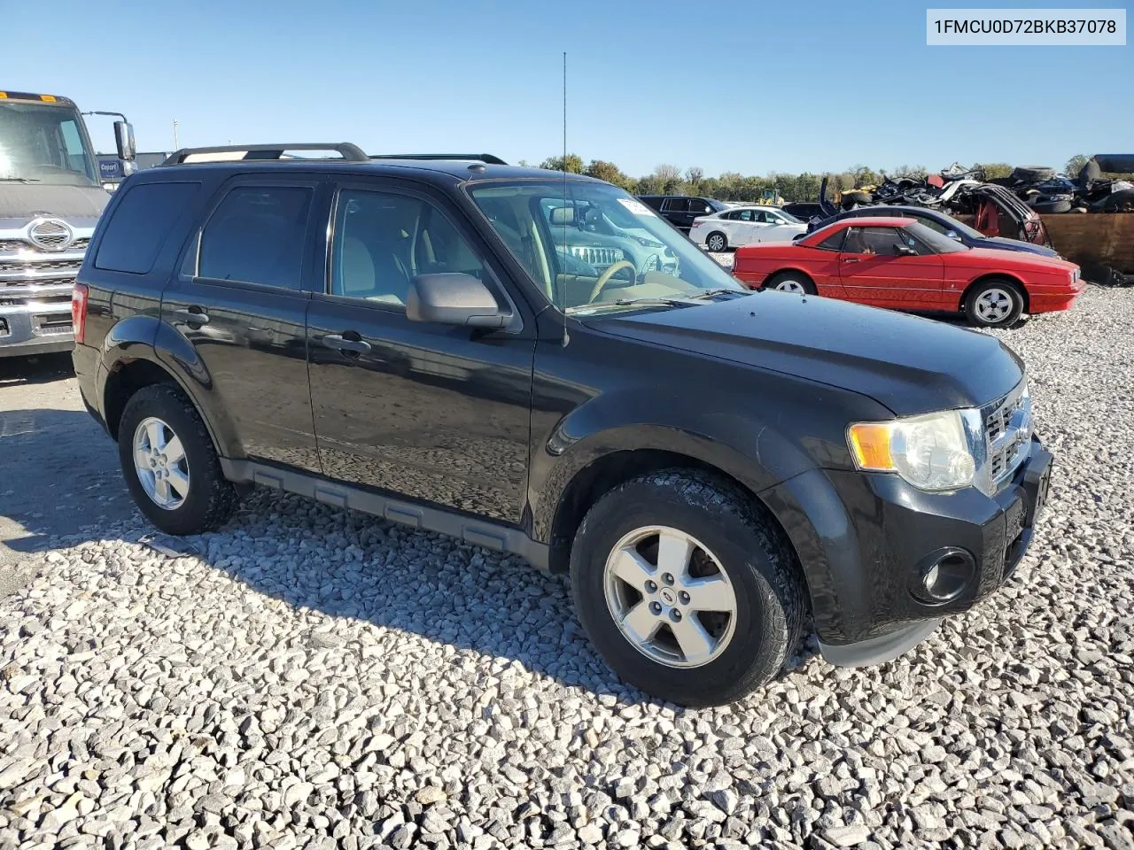 2011 Ford Escape Xlt VIN: 1FMCU0D72BKB37078 Lot: 76786254