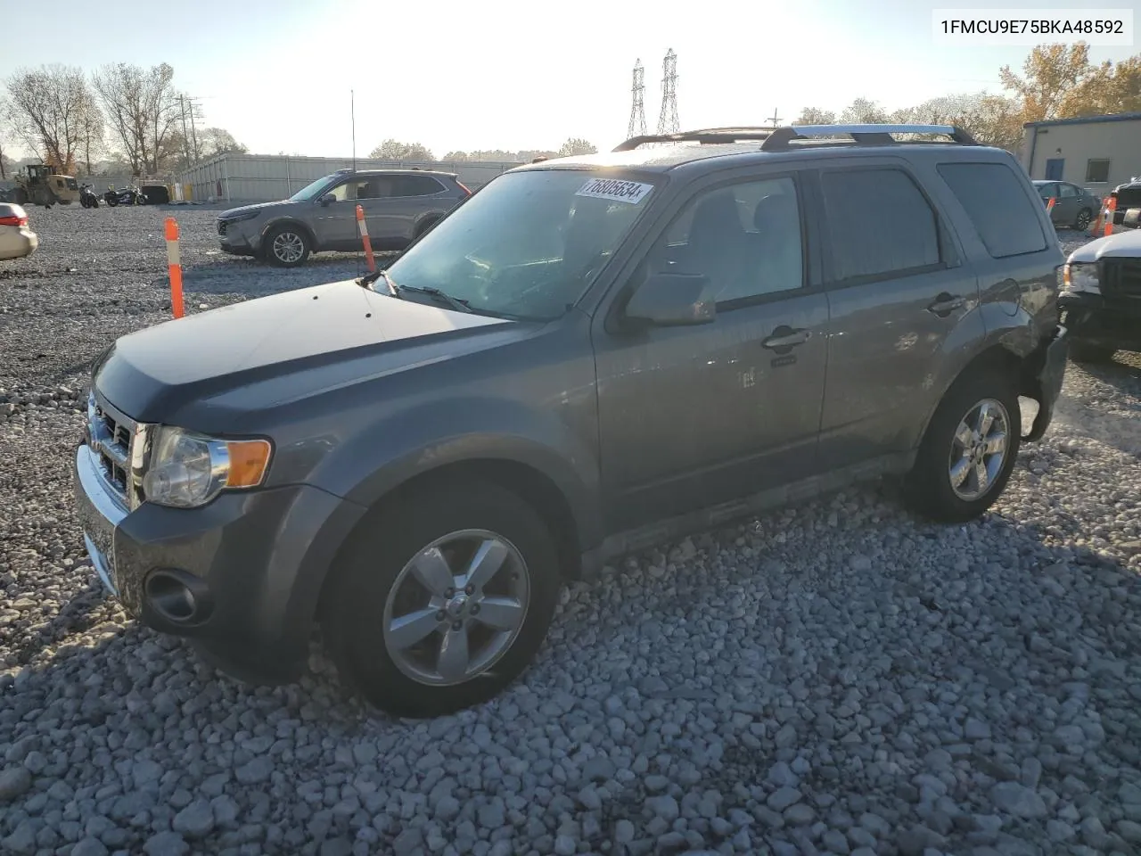 2011 Ford Escape Limited VIN: 1FMCU9E75BKA48592 Lot: 76805634