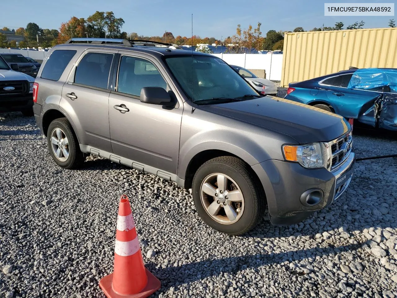 2011 Ford Escape Limited VIN: 1FMCU9E75BKA48592 Lot: 76805634