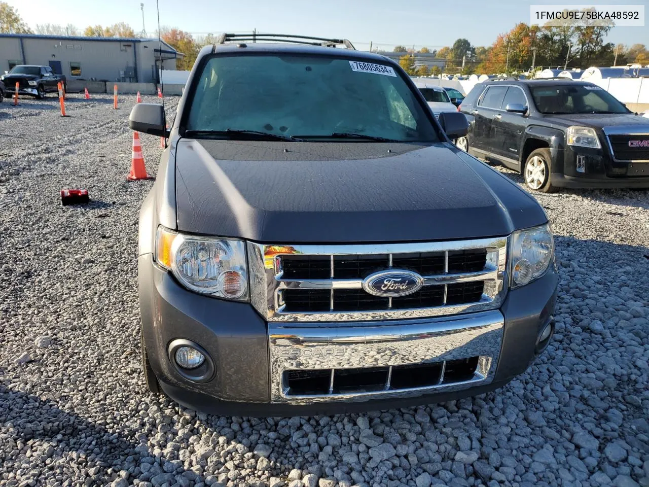 2011 Ford Escape Limited VIN: 1FMCU9E75BKA48592 Lot: 76805634