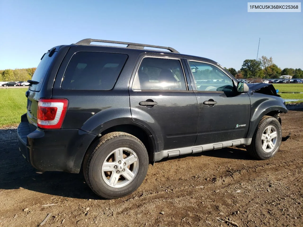 2011 Ford Escape Hybrid VIN: 1FMCU5K36BKC25368 Lot: 76861004