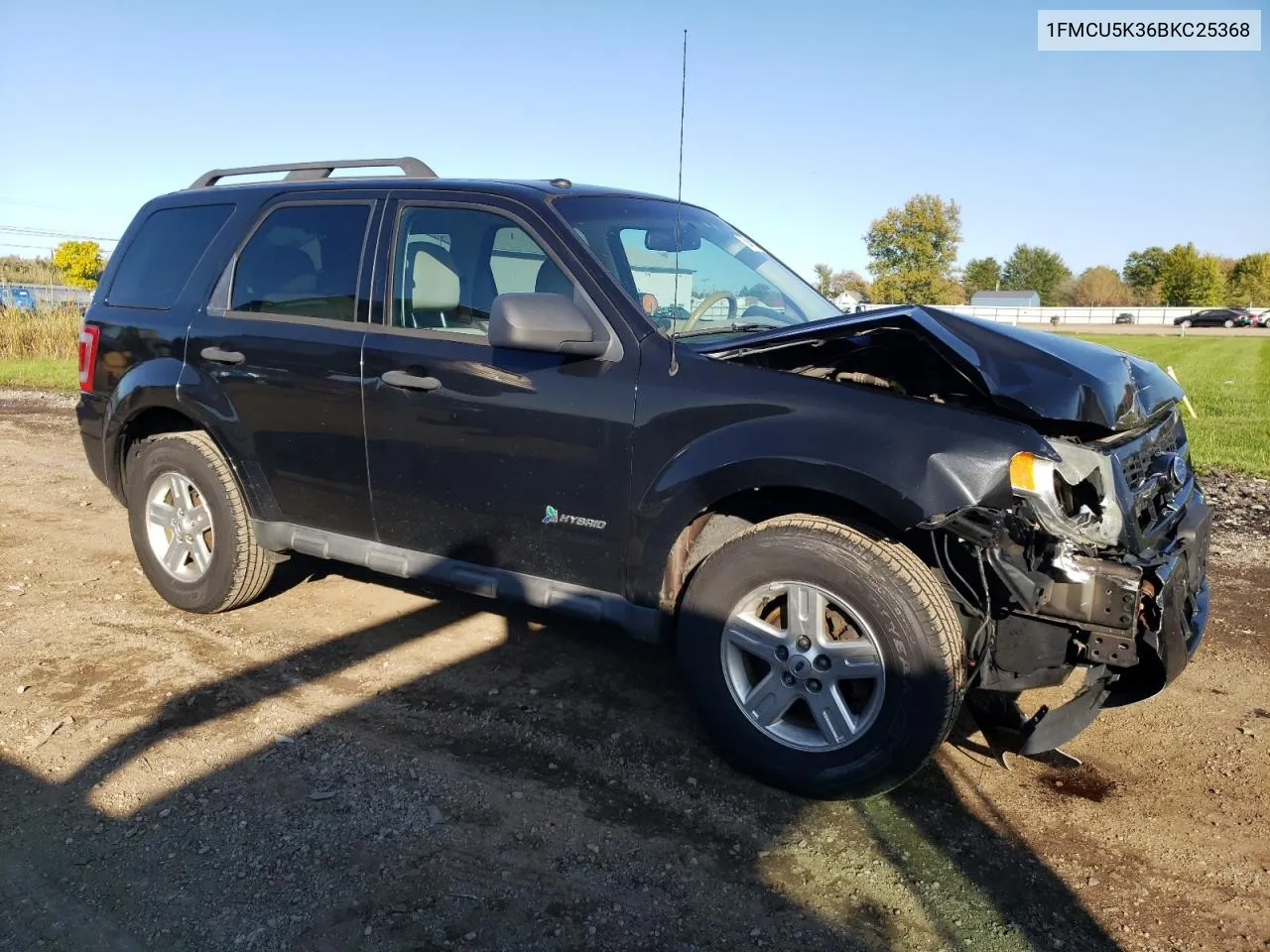 2011 Ford Escape Hybrid VIN: 1FMCU5K36BKC25368 Lot: 76861004