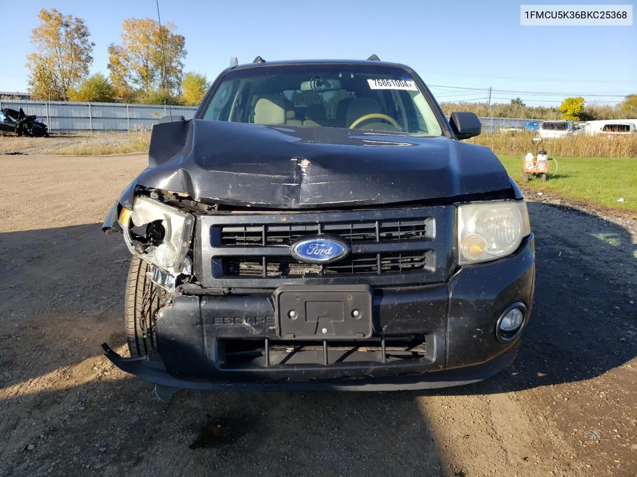 2011 Ford Escape Hybrid VIN: 1FMCU5K36BKC25368 Lot: 76861004