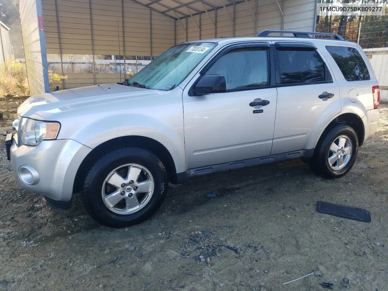 2011 Ford Escape Xlt VIN: 1FMCU9D75BKB09277 Lot: 77038134