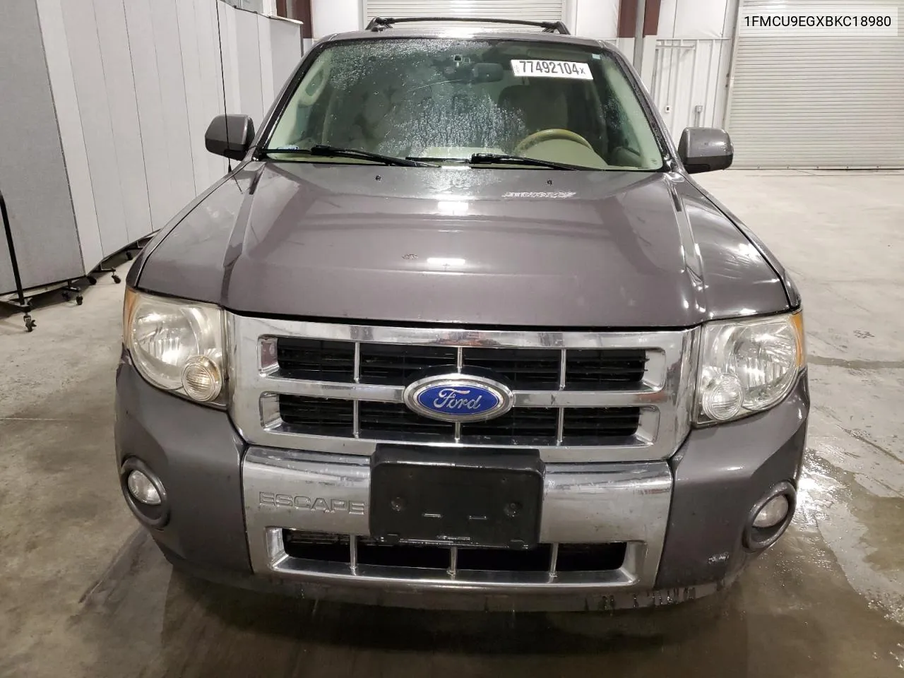 2011 Ford Escape Limited VIN: 1FMCU9EGXBKC18980 Lot: 77492104