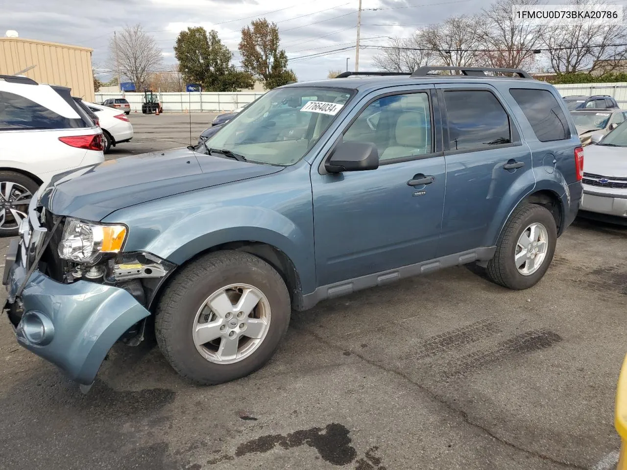 2011 Ford Escape Xlt VIN: 1FMCU0D73BKA20786 Lot: 77664034