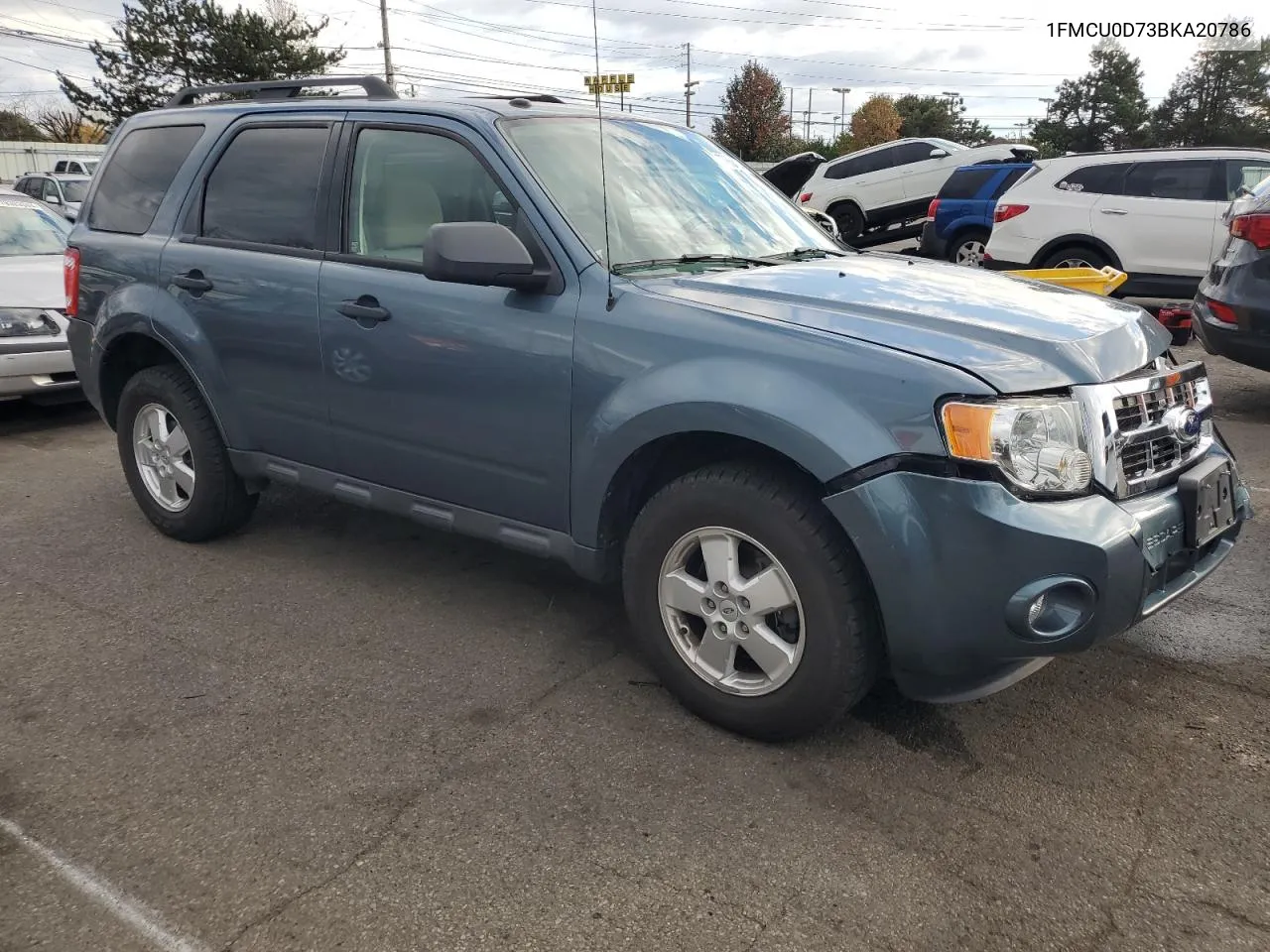 2011 Ford Escape Xlt VIN: 1FMCU0D73BKA20786 Lot: 77664034