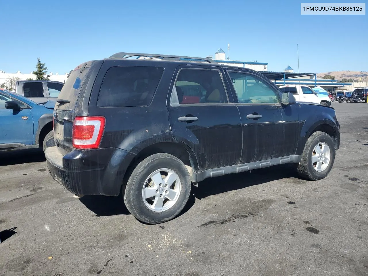 2011 Ford Escape Xlt VIN: 1FMCU9D74BKB86125 Lot: 77807684