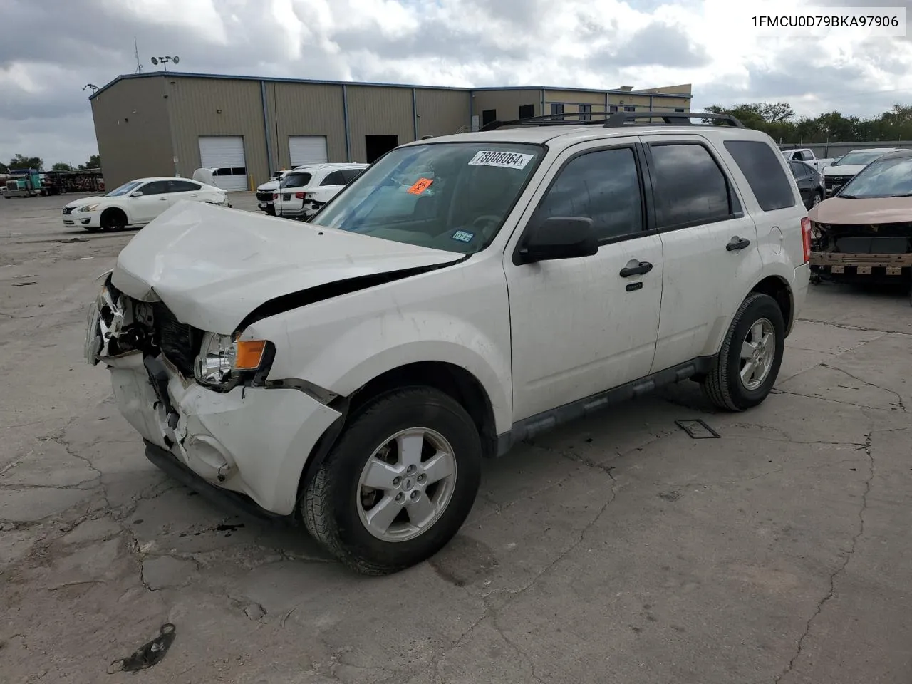 2011 Ford Escape Xlt VIN: 1FMCU0D79BKA97906 Lot: 78008064