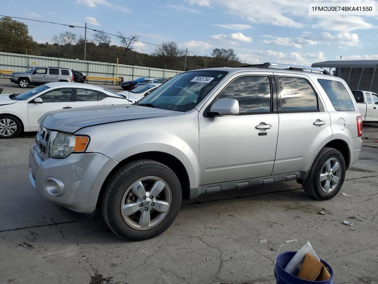 2011 Ford Escape Limited VIN: 1FMCU0E74BKA41550 Lot: 78065754