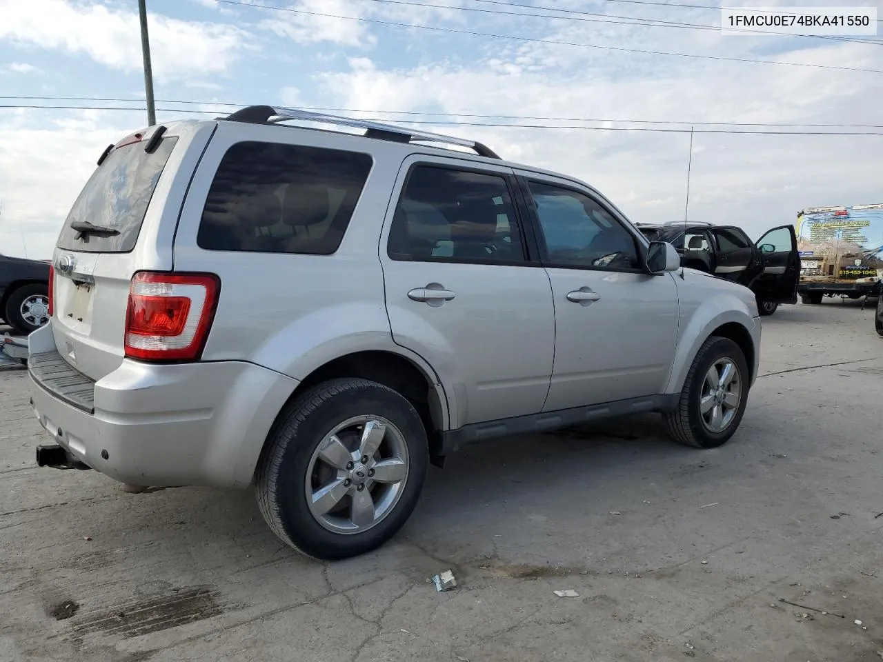 2011 Ford Escape Limited VIN: 1FMCU0E74BKA41550 Lot: 78065754