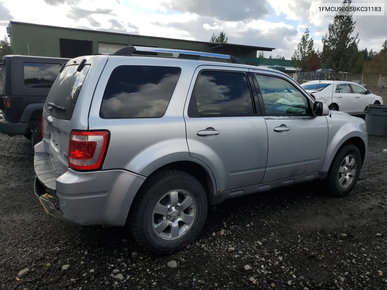 2011 Ford Escape Limited VIN: 1FMCU9EG5BKC31183 Lot: 78280354