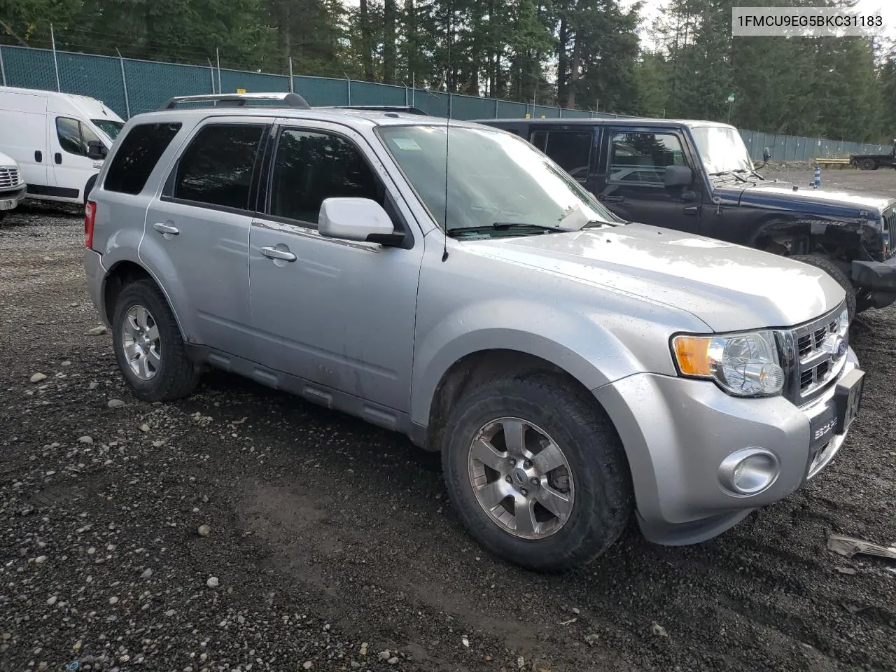 2011 Ford Escape Limited VIN: 1FMCU9EG5BKC31183 Lot: 78280354