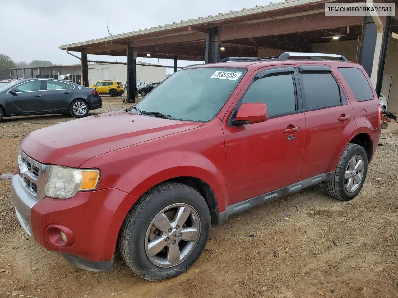 2011 Ford Escape Limited VIN: 1FMCU0EG1BKA25581 Lot: 78587234