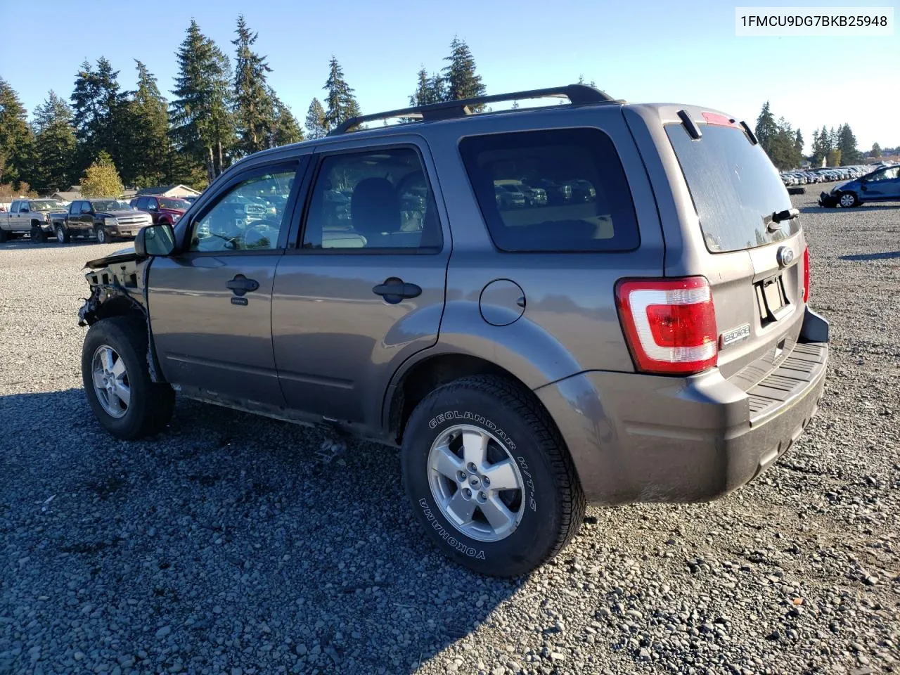 2011 Ford Escape Xlt VIN: 1FMCU9DG7BKB25948 Lot: 78703554