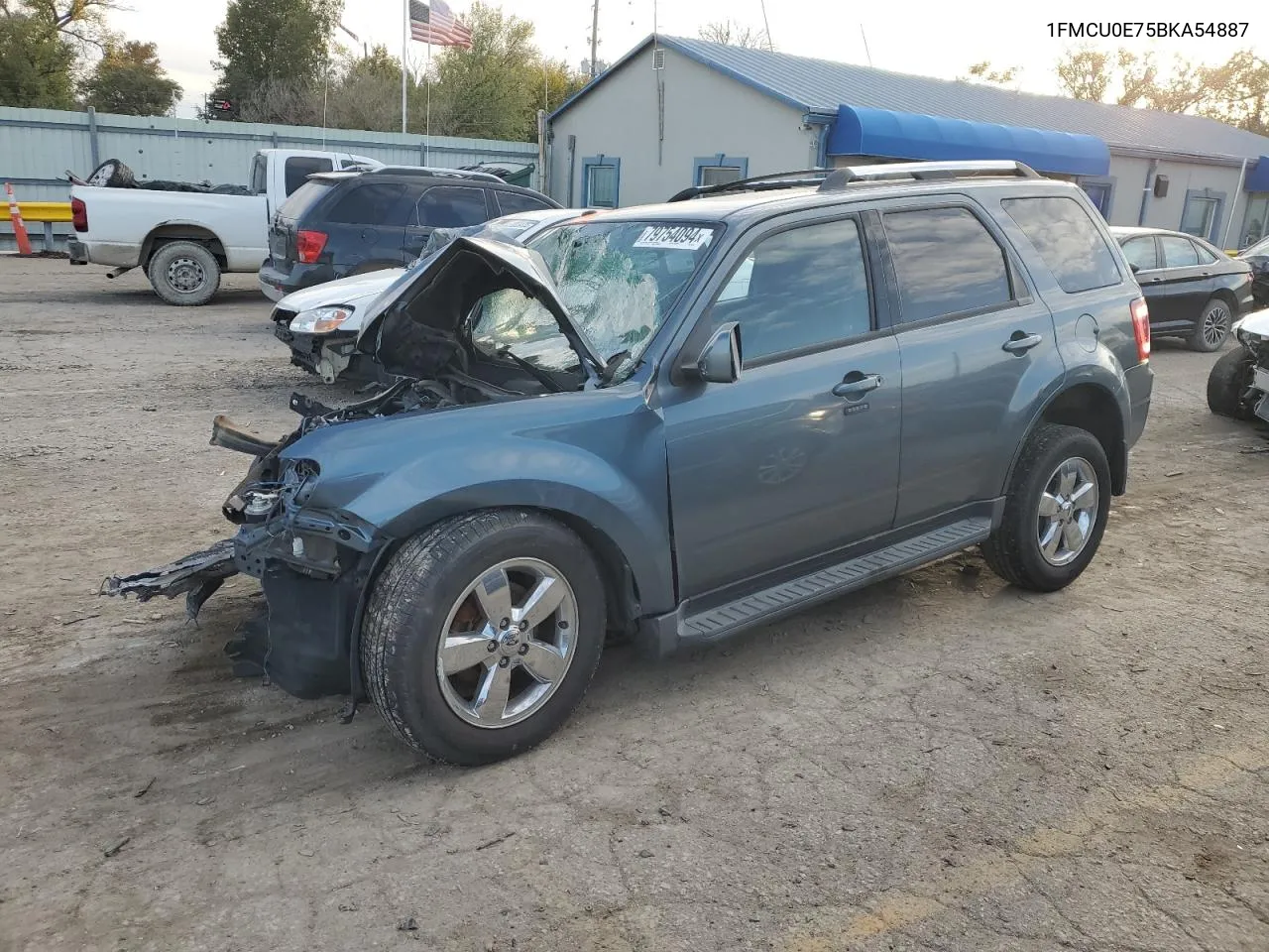 2011 Ford Escape Limited VIN: 1FMCU0E75BKA54887 Lot: 79754094