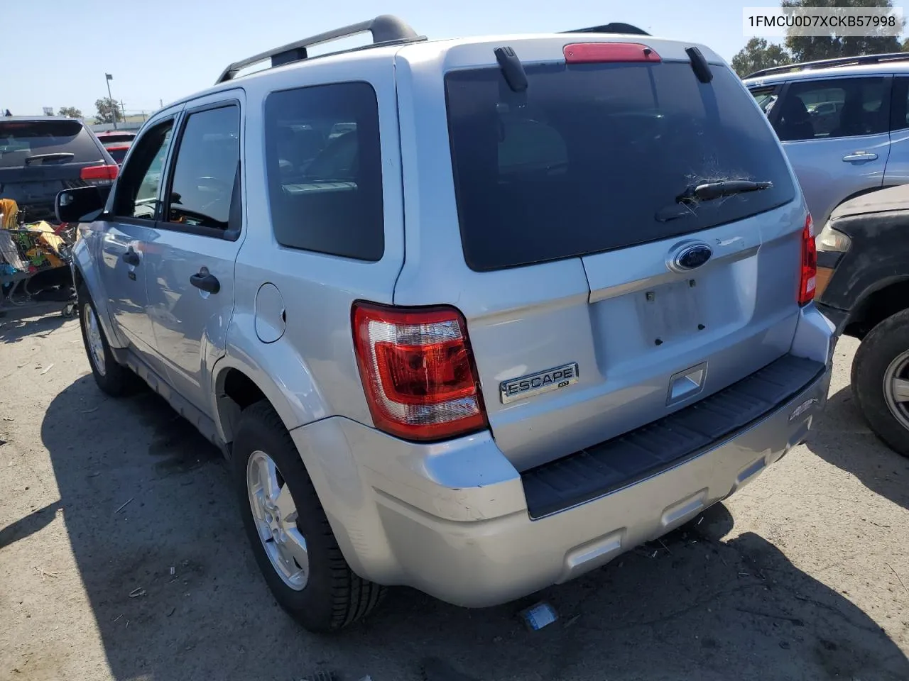 2012 Ford Escape Xlt VIN: 1FMCU0D7XCKB57998 Lot: 51662044