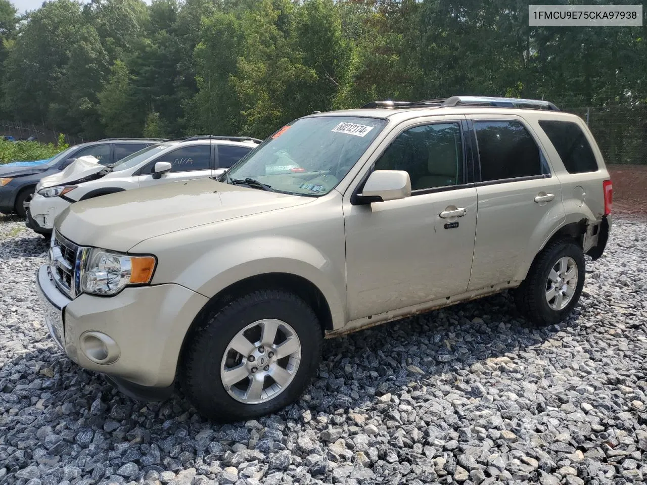 2012 Ford Escape Limited VIN: 1FMCU9E75CKA97938 Lot: 60212174