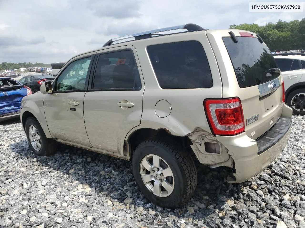 2012 Ford Escape Limited VIN: 1FMCU9E75CKA97938 Lot: 60212174