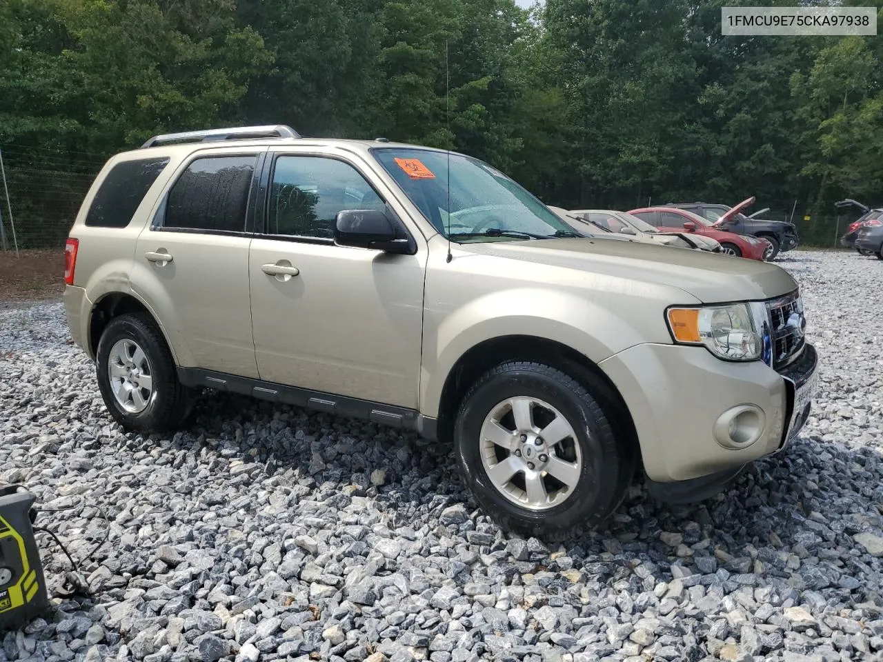 2012 Ford Escape Limited VIN: 1FMCU9E75CKA97938 Lot: 60212174