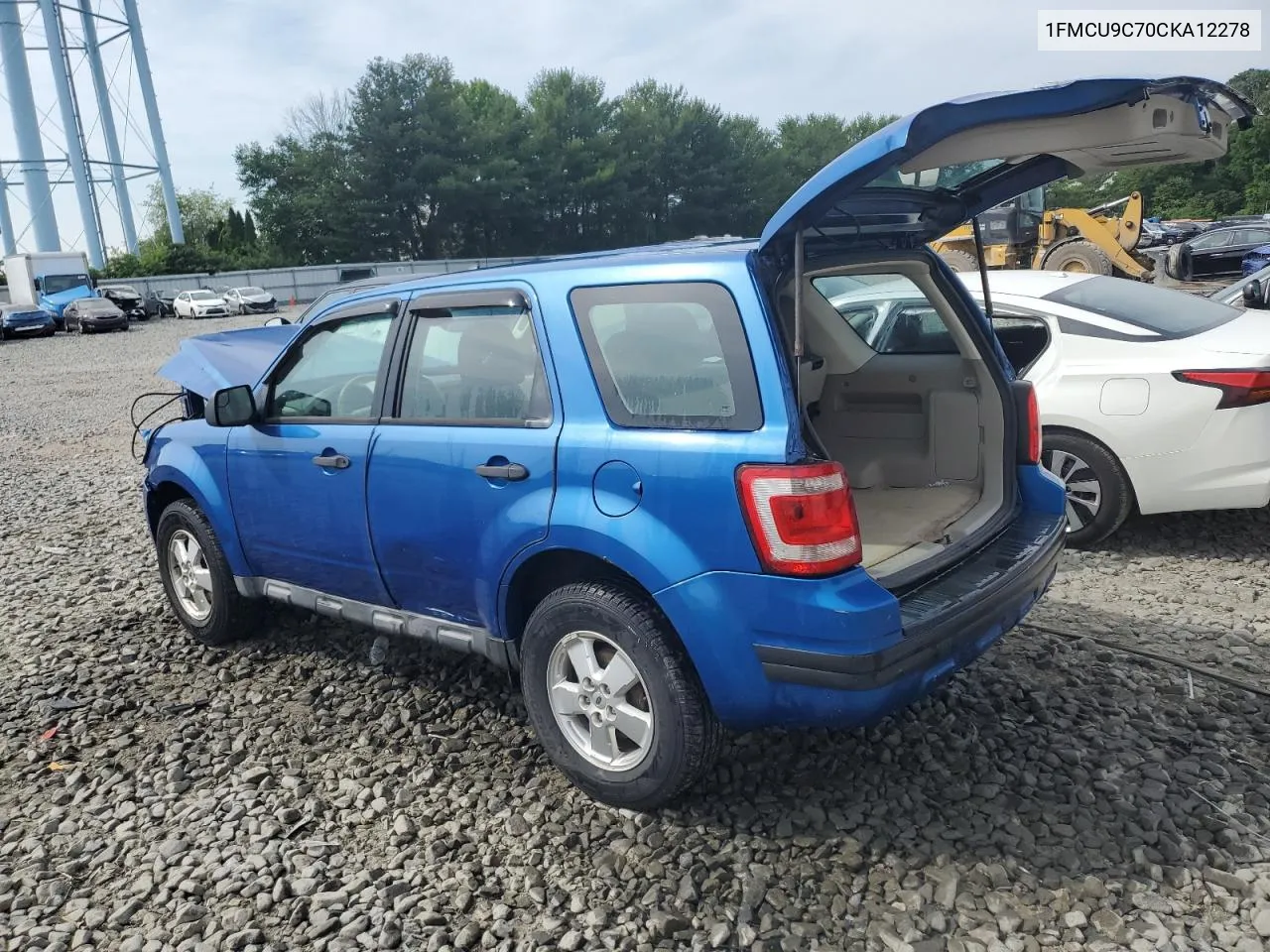 2012 Ford Escape Xls VIN: 1FMCU9C70CKA12278 Lot: 60638514