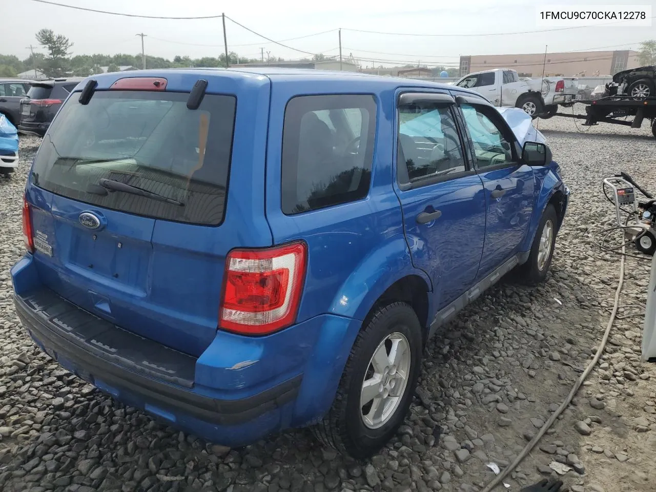 2012 Ford Escape Xls VIN: 1FMCU9C70CKA12278 Lot: 60638514