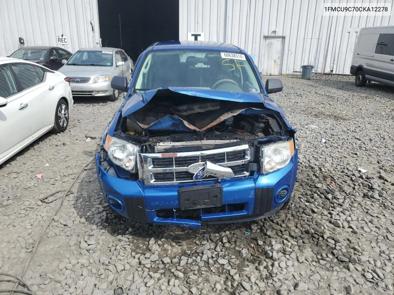 2012 Ford Escape Xls VIN: 1FMCU9C70CKA12278 Lot: 60638514