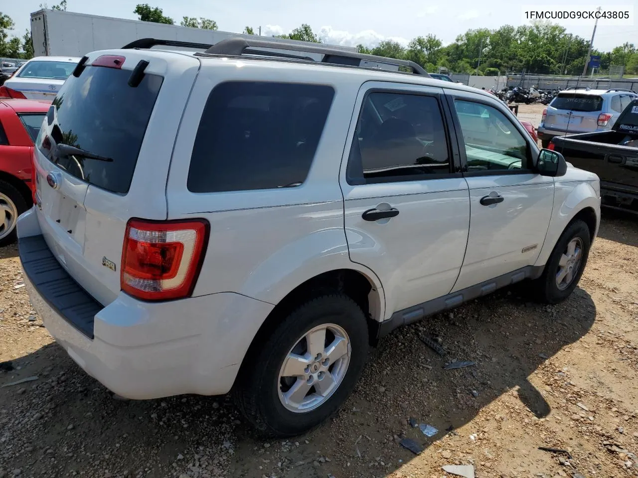 2012 Ford Escape Xlt VIN: 1FMCU0DG9CKC43805 Lot: 63284094