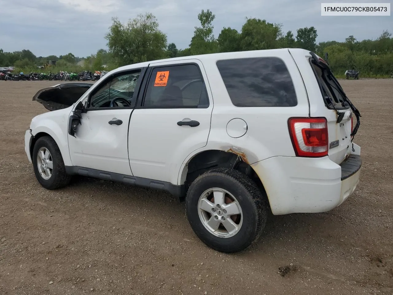 2012 Ford Escape Xls VIN: 1FMCU0C79CKB05473 Lot: 64051134