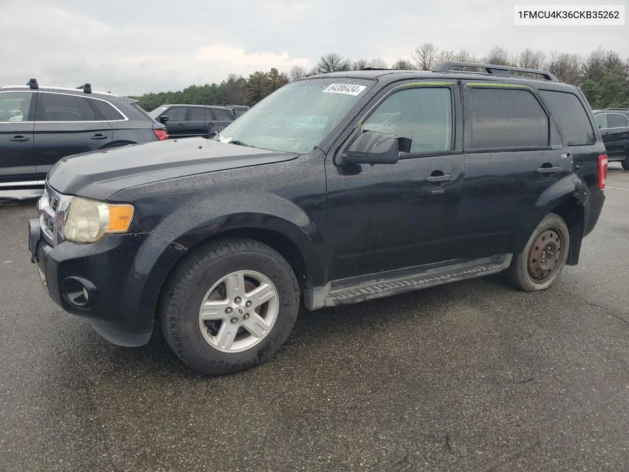 2012 Ford Escape Hybrid VIN: 1FMCU4K36CKB35262 Lot: 64386434